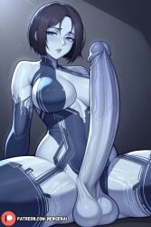 1futa ai_generated big_balls big_penis black_hair blue_skin cortana curvy curvy_figure erect_penis erection fit fit_futanari futa_only futanari huge_cock looking_at_viewer newgenai solo solo_focus solo_futa thick thick_ass thick_penis thick_thighs voluptuous voluptuous_futanari