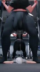 balls_under_clothes cum_while_flaccid fart fart_fetish farting farting_in_face futanari goth gym hotel_transylvania mavis_dracula scrag_boy tagme video weightlifting