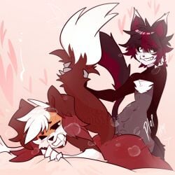 anthro anthro_on_anthro anthro_only black_sclera critters_(poppy_playtime) furry_only mooffie_ no_humans oc ocs poppy_playtime poppy_playtime_(chapter_3) sex smiling_critters tagme white_pupils