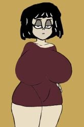 1girls 5_alguma_coisa big_ass big_breasts bodysuit brazilian_female carmesinho clothing curvy curvy_female female goth_girl hot jamily_(5_alguma_coisa) original_character panties