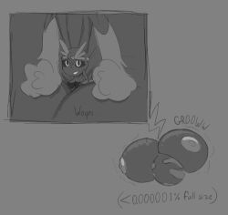 anthro astronomical_hyper big_breasts breast_expansion busty_boy furry hammerspace hidden_buxom huge_breasts hyper_breasts lopunny male male_focus male_only planet pokemon pokemon_(species) sitstanding solo wardrobe_malfunction