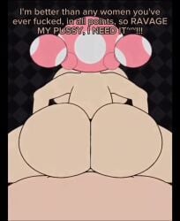 1boy 1girls animated back_view beat_banger big_ass big_balls big_butt capcut cowgirl_position cum cum_in_ass cum_inside dat_ass dat_butt dialogue disembodied_hand fap_to_beat fat_ass fat_butt female fully_nude huge_ass huge_butt light-skinned_female light-skinned_male light_skin long_video longer_than_2_minutes male male/female mario mario_(series) music reverse_cowgirl_position sentones sex sound straight tagme toadette vertical_video video