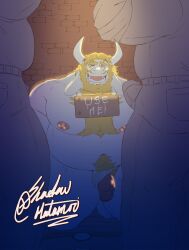 anthro asgore_dreemurr balls bara beard boner dad_bod deltarune erection facial_hair flaccid furry gay goat horns male male_only muscles muscular penis shadowmatamori undertale