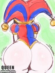 1:1 1girls ass ass_bigger_than_head ass_cleavage ass_focus ass_shake big_ass big_butt clown clown_girl digital_drawing_(artwork) digital_media digital_media_(artwork) espectro111222 female female female_only focus_on_ass hot huge_ass huge_butt huge_thighs humongous_ass only_female pomni pomni_(tadc) pomni_(the_amazing_digital_circus) pose sexy short_hair shortstack sketch sketchy tadc the_amazing_digital_circus twitter_username viewed_from_behind