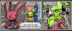 2025 2_panel_comic 4_fingers anal anal_fingering anal_sex angry anthro anthro_penetrating anthro_penetrating_female anthro_penetrating_humanoid anus armwear ass bathroom bav bent_over big_butt big_penis black_armwear black_bracelet black_clothing black_collar black_ear_piercing black_elbow_gloves black_gloves black_handwear black_legwear black_nose black_text black_text_outline black_thigh_highs blue_clothing blue_door blue_jacket blue_topwear blush blush_stickers bodily_fluids bow_tie bracelet butt_grab checkered checkered_floor clothed clothed_female clothed_humanoid clothing cloud_emanata collar comic cross-popping_vein cum cum_from_vagina cum_in_vagina cum_inside digital_media_(artwork) doggy_style dress duo ear_piercing elbow_gloves emanata english_text exclamation_point faucet female female_humanoid female_on_anthro female_penetrated fingering fingers from_behind_position fur genital_fluids genitals glistening glistening_armwear glistening_back glistening_body glistening_butt glistening_clothing glistening_elbow_gloves glistening_gloves glistening_handwear glistening_skin glistening_thighs gloves green_anus green_body green_butt green_hair green_skin green_vulva grey_speech_bubble hair hand_on_butt handwear harder humanoid humanoid_genitalia humanoid_on_anthro humanoid_penetrated humanoid_penis humanoid_vulva inside instant_loss_2koma interspecies jacket jewelry lagomorph legwear leporid male male/female male_on_humanoid male_penetrating male_penetrating_female male_penetrating_humanoid mammal mario_bros mimi_(paper_mario) moan multicolored_clothing multicolored_dress nintendo onomatopoeia open_clothing open_jacket open_mouth open_topwear opening_door overbite paper_mario penetration penis piercing pink_blush plap pointy_speech_bubble polka_dot_dress profanity public_restroom rabbit red_body red_bow_tie red_fur red_penis sex sink size_difference small_dom_big_sub sound_effects speech_bubble square_(anatomy) sweat sweaty_back sweaty_body sweaty_butt sweaty_head sweaty_skin tan_inner_ear teeth text thick_thighs thigh_highs thober_(bav) toilet topwear twintails two_tone_clothing two_tone_dress vein veiny_penis washing_hands water white_text white_text_box wide_hipped_female wide_hipped_humanoid wide_hips window x_eyes yelling yellow_clothing yellow_dress