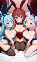 ai_generated aqua_(konosuba) iono_(pokemon) megumin_(konosuba) tagme
