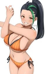 nemona (pokemon) from nintendo by surippa1010