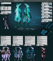 2017 ahmara_karyss anthro breasts feline female frostwyrm102 kavat_(warframe) mammal model_sheet nipples nude pussy simple_background video_games warframe