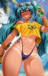 brazilian miku from guarana antarctica by eremas-su