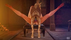 1boy 1girls 3d anna_henrietta barghest_(the_witcher) canine canine_penis cd_projekt_red feet female_on_feral knot missionary missionary_position monster skymds soles spread_legs the_witcher the_witcher_(series) the_witcher_3:_wild_hunt toes zoophilia