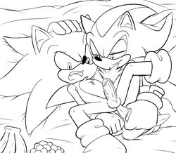 anal anal_insertion banana furry gay hedgehog mammal penis shadow_the_hedgehog skyeprower sonadow sonic_(series) sonic_the_hedgehog testicles