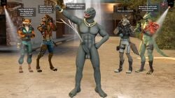 16:9 3d_(artwork) 4k absurd_res anthro bodily_fluids body_control boogie_bomb canid canine canis dancing digital_media_(artwork) dire_(fortnite) disco_ball doom's_eye dragon ejaculation embarrassed embarrassed_male english_text epic_games erection fennix_(fortnite) forced forced_dancing fortnite fox genitals group hi_res humanoid humanoid_genitalia humanoid_penis humiliation hybrid_(fortnite) komodo_dragon lizard male mammal meteorsmash monitor_lizard muscular muscular_anthro muscular_male mythological_canine mythological_creature mythological_scalie mythology nude orgasm penis profanity public public_exposure public_humiliation public_indecency public_nudity reptile scalie text thunder_(fortnite) unwanted_erection wendell_(fortnite) werecanid werecanine werecreature werewolf widescreen wolf