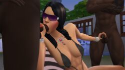 bella_goth blowjob cock dark_skin erotic female heels hot male male/female milf mom mommy mother pose sex sexy sexy_pose sims sims4 teasing the the_sims_4 threesome tits tits_out wife