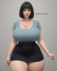 1female 1girls ai_generated big_breasts c18aiart female original original_character solo solo_female