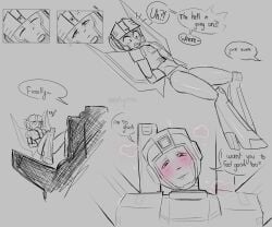2boys alien blush blushing_male comic comic_page confused confusion dialogue forced gay grayscale hands_tied intersex jetfire kidnapped male_only no_sex nonconsensual rape ratsy_spark robot robot_boy simple_background simple_shading skyfire_(transformers) starscream thighs tied_up transformers transformers_g1 valveplug waking_up yaoi