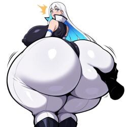 ai_generated ass ass_bigger_than_body ass_bigger_than_breasts ass_bigger_than_head ass_bigger_than_torso ass_focus ass_grab big_ass big_breasts blue_eyes dumptruck_ass dumptruck_butt enormous_ass enormous_breasts gijinka grabbing grabbing_ass grabbing_from_behind groping groping_ass huge_ass huge_breasts long_hair looking_at_viewer lovermam massive massive_ass massive_breasts nipple_bulge nipples_visible_through_clothing playstation playstation-chan playstation_5 ps-chan sony sony_interactive_entertainment surprised thick_thighs thighs white_hair