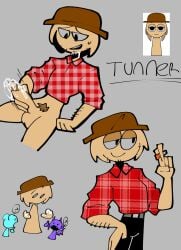 3boys big_balls big_penis black_eyes blue_body brown_body brown_hair clothed clothing cock cum drawing drawn durple_(sprunki) eltortillas9 eltortillas_(artist) gay humanization humanized incredibox_mod masturbating_cuck masturbation no_background penis purple_body sky_(sprunki) sprunki tagme tagme_(artist) tunner_(sprunki)