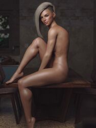 chair female kentyrr naked solo table