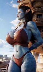 ai_animation ai_generated animated avatar big_breasts bikini blue_body blue_skin breasts busty curvaceous curvy gigantic_breasts hourglass_figure huge_breasts massive_breasts mp4 narrow_waist navi tagme thick_thighs video wide_hips