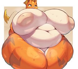 anthro areola ass belly big_areola big_belly big_breasts big_butt breasts female gorochu hi_res huge_areola huge_ass huge_belly huge_breasts huge_butt huge_thighs hyper hyper_areola hyper_breasts lightmizano navel nintendo orange_body overweight overweight_anthro overweight_female pokemon pokemon_(species) slightly_chubby solo species stevest58244496 tail tan_areola thick_thighs three-quarter_view