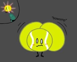 anonymous_character ass_bigger_than_body ass_expansion battle_for_dream_island bfdi big_ass bubble_butt huge_ass hyper_ass lewdyoshyboy object_show object_show_community object_shows tagme tennis_ball_(bfdi) thick_thighs wide_hips