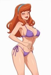 ai_generated animated ass big_breasts bikini bouncing_breasts caressing_breasts daphne_blake music nude pussy scooby-doo sound spread_legs tagme undressing video