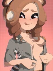 inkling from splatoon by pinksaber
