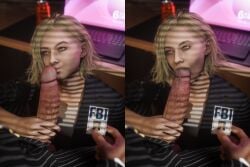1boy 1girls 3d big_penis blonde_female blonde_hair blowjob blowjob_face clothing computer currysfm electronics fbi fbi_agent fbi_badge fellatio female grace_ashcroft grace_ashcroft_(fbi_outfit) grace_ashcroft_(julia_pratt) handjob huge_cock human id_card indoors kissing kissing_penis laptop large_penis light-skinned_female light-skinned_male light_skin male office office_clothing office_lady oral oral_sex pale_skin resident_evil resident_evil_9:_requiem stroking_penis sucking sucking_penis suit