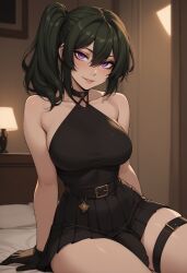 1futa 1futanari ai_generated ass big_ass big_breasts big_butt big_hips big_penis black_eyeshadow black_lip black_lips black_lipstick black_makeup breasts cleavage dick dickgirl evil_grin evil_smile eyebrows eyelashes frieren_beyond_journey's_end futa_only futanari goth goth_futa goth_girl goth_makeup gothic gothic_girl gothified green_hair grin grinning grinning_at_viewer hair hands-free huge_cock indoors lips long_hair looking_at_viewer makeup narrow_waist narrowed_eyes nose penis purple_eyes seducing seductive seductive_eyes seductive_gaze seductive_look seductive_mouth seductive_pose seductive_smile side_ponytail smile smile_at_viewer smiley_face smooth_balls smooth_penis smooth_skin solo solo_dickgirl solo_focus solo_futa solo_futanari sousou_no_frieren testicles ubel_(sousou_no_frieren) velonix