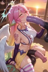 1futa 2026 ai_generated animal_penis ass balls big_ass big_balls big_breasts big_butt big_penis flouzai futa_only futanari highres horsecock huge_cock jibril_(no_game_no_life) large_breasts looking_at_viewer no_game_no_life penis seductive seductive_look seductive_pose seductive_smile testicles uncensored veiny_penis