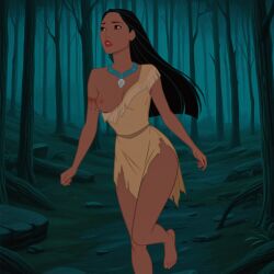 pocahontas (character) from disney by uzzlegorf