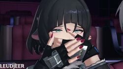 1boy 1girls 3d animated big_ass big_breasts blowjob cum cum_in_mouth deepthroat doggy_style half-dressed half_naked jane_doe_(zenless_zone_zero) jiggling_ass leudjeer no_sound rubbing_pussy standing_doggy_style standing_sex video wise_(zenless_zone_zero) zenless_zone_zero