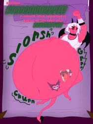 abdominal_bulge absurd_res after_glow afterglow angry angry_prey anthro anthro_prey armband aroused aroused_pred artist_collaboration avian avian_demon back_wings bandage bandaged_arm bed bedroom_eyes belly belly_grab belly_overhang better_than_blitzo_guy_(helluva_boss) big_belly bird bite biting_lip black_horn black_wings blissful blissful_mouth blitzo_(helluva_boss) blue_body blue_feathers blue_fur bottomless bulge burping burping_while_talking chicken churn churning clothed clothed_pred clothing cross cross-popping_vein demon demon_humanoid demon_pred demon_prey detailed_background dialogue digestion digestion_noises dull_eyes ear_piercing euphoria exposed_belly facial_hair feather_fur feathers fur furniture galliform goetia grey_body grey_feathers grey_fur group growling grrr hair half_clothed half_naked hand_on_belly hand_on_own_belly heart_tail hellaverse helluva_boss hi_res horn huge_belly humanoid humanoid_pred imp implied_penis inverted_cross jewelry lethargy lying lying_on_bed male male/male male_pred male_prey mandro22 multicolored_body multiple_prey narrowed_eyes navel necklace nude_male nude_pred obese obese_anthro obese_male on_back on_bed one_eye_closed onomatopoeia overweight overweight_anthro overweight_male owl owl_demon pecs phasianid piercing pink_body pink_skin pinup pointy_ears portrait pose reclining reclining_on_bed reclining_pose red_body red_eyes red_skin reigntheweremunk rumbling_stomach same_size_vore satisfaction satisfied satisfied_look seductive shirt shirt_only slorsh slosh sloshing_belly smug smug_face sound_effects spade_tail spindle_horse_(copyright) stolas_(helluva_boss) tail talking_to_another talking_to_prey talking_to_self tank_top tank_top_only tattoo tattooification text three-quarter_portrait three-quarter_view tired_eyes topwear topwear_only trio unwilling_prey vein vore vore_tattoo white_body white_clothing white_hair white_shirt white_skin white_tank_top white_topwear willing_pred wings wink yellow_sclera