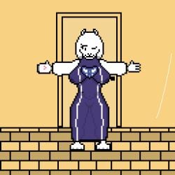 toriel from deltarune by randomaifun