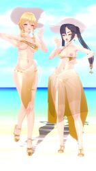 2160p 2160x3840 2girl 2girls 2girls_only 3840x2160 3d 3d_(artwork) 3d_model 3d_render 4k 4k_render 4k_resolution 5_fingers 5_toes 9:16 accessory amber_eyes arms beach beach_background belly belly_button bikini bikini_bottom bikini_pull bikini_top blonde blonde-haired_female blonde_female blonde_hair blonde_hair_female blowjob_gesture blue_sky blush blush_lines blushing blushing_at_viewer blushing_face blushing_female blushing_lines boobies boobs breasts chest clothed clothed_female clothed_human clothes clothing cloud clouds cloudy_sky compass_rose duo duo_female earring erect_nipple erect_nipples expression expressions eyebrows eyes eyes_open feet fellatio_gesture female female_duo female_feet female_focus female_human female_only females fingernails fingers focus_on_female footwear fully_clothed fully_clothed_female fully_clothed_human genshin_impact gesture gesture_hand gesturing gesturing_at_viewer gold_(metal) gold_accessories gold_accessory gold_bikini gold_bikini_bottom gold_bikini_top gold_earring gold_heels gold_nail_polish gold_nails gold_sandals gold_swimsuit gold_swimwear gold_thigh_ring gold_thighlet golden_bikini golden_bikini_bottom golden_bikini_top golden_heels golden_nail_polish golden_nails golden_sandals golden_swimsuit golden_swimwear golden_thigh_ring golden_week grabbing grabbing_clothes grabbing_clothing gradient gradient_clothes gradient_clothing gray_eyes grey-eyed_female grey_eyes grey_eyes_female hair hair_accessory hair_ornament half-closed_eyes half-open_eyes hands hat head_gear head_wear headgear headwear heeled heeled_sandals heels holding holding_bikini holding_bikini_top holding_clothes holding_clothing horny horny_(disambiguation) horny_expression horny_female hoyoverse human human_female koibito_(koibito0928) koikatsu leg_raise leg_raised legs light light-skinned_female light_body light_skin light_skin_female light_skinned light_skinned_female long-haired_female long_hair_female long_haired looking_at_viewer looking_forward lumine_(genshin_impact) medium_boobies medium_boobs medium_breasts medium_tits medium_titties mihoyo mona_(genshin_impact) mouth mouth_open multicolored_clothes multicolored_clothing multiple_females multiple_girls nail_polish nailpolish nails nails_painted narrowed_eyes navel nipple_slip nipples on_one_leg one_leg_raised one_leg_standing one_leg_up open_eyes open_mouth oral_gesture ornament outdoor outdoor_background outdoors outside painted painted_fingernails painted_nails pale pale-skin pale-skinned_female pale_body pale_skin pale_skin_female pale_skinned pale_skinned_female playful playful_expression playful_face png png_file posing posing_for_picture posing_for_the_viewer posing_for_viewer pulling pulling_bikini pulling_clothing pulling_own_clothes purple-haired_female purple_hair purple_hair_female raised_leg render sand sandals sex_gesture short-haired_female short_hair short_hair_female shoulders sky standing standing_on_one_leg standing_position swimsuit swimsuit_pull swimwear swimwear_pull thigh_ring thighlet thighs tied tits titties toes tongue tongue_out touching translucent translucent_clothing translucent_veil twintails twintails_(disambiguation) twintails_(hairstyle) two-tone_clothing two-tone_veil two_tone_clothing veil vertical vertical_image water white_hat white_headgear white_headwear