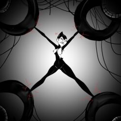 1girls ashi_(samurai_jack) cartoon_network daughters_of_aku female samurai_jack solo submissive_female villainess киви