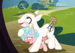 2d 2d_(artwork) 2d_artwork age_difference animal animalistic asking_to_slow_down canon_x_oc cozy_glow_(mlp) cub cum cum_inside equine female_cub filly fucking furry furry_only hasbro horse horse_penis horsecock hurt hurt_expression my_little_pony oc older_feral older_male older_male_and_younger_female original original_character outside outside_sex penetration penetration_from_behind pony possible_rape public public_nudity public_sex questionable_consent rough rough_sex sweat sweatdrop sweating sweaty text vwhiskers watermark yellow_eyes young