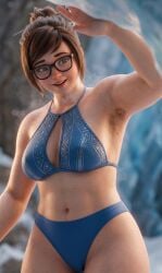 1girls 3d 3d_(artwork) 3d_model 3d_render armpit armpit_crease armpit_fetish armpit_peek armpits arms_up artist:cinderpits bbw bikini breasts chubby chubby_female cinderpits detailed detailed_background female hairy hairy_armpits mei_(overwatch) musk musk_clouds overwatch pheromones realistic realistic_textures self_upload smug smug_face solo solo_female solo_focus sweat sweatdrop sweating sweaty sweaty_armpits sweaty_body sweaty_breasts tight_clothing tight_fit