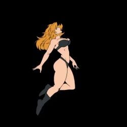 1girls animated armor armored_female bra breasts danderfull female l long_hair metroid nintendo samus_aran super_metroid tagme thong video