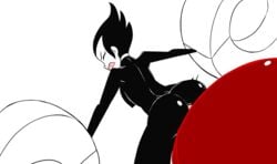 1boy 1girls 2017 ambiguous_penetration anal anal_penetration anal_sex angry animated anythinggoes ashi_(samurai_jack) ass bent_over big_ass black_bodysuit black_hair bodysuit bondage bouncing_breasts breasts captured cartoon_network ceased_resistance clenched_teeth closed_eyes daughters_of_aku defeated defeated_villainess defiant doggy_style edit erect_nipples erection female female/male female_focus female_penetrated femsub fuck_meat gif grumpy grumpy_sub hair latex_bodysuit lips male male/female male_penetrating maledom medium_breasts penis power_armor rape restrained samurai_jack solo_focus straight swinging_breasts teeth the_dominator unhappy unhappy_female utter_domination villainess