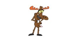 16:9 anthro camp_lazlo capreoline cartoon_network cervid hi_res male mammal moose scoutmaster_lumpus simple_background solo widescreen yeen_bavits