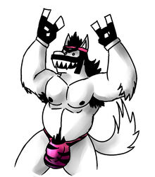 artichoke_(buddy_thunderstruck) buddy_thunderstruck_(series) bulge canine male male_only mammal muscular solo urbanmonster