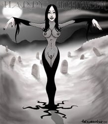 morticia_addams tagme the_addams_family the_drunken_monk