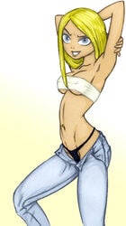1girls dc_comics female female_only human raylude smooth_skin solo teen_titans terra terra_(dc)