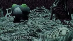 about_to_burst alien alien_(franchise) facehugger growth hyper hyper_belly hyper_breasts hyper_inflation inflation lactating lactation moaning popping roblox tagme video xenomorph yurilobsters