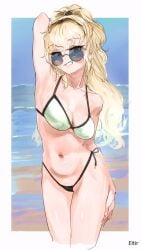 1girls 2d 2d_(artwork) 2d_artwork almost_naked almost_nude arm_behind_head armpit armpit_peek armpits average_breasts bare_armpits bare_arms bare_belly bare_chest bare_hands bare_hips bare_legs bare_midriff bare_navel bare_shoulders bare_skin bare_thighs belly belly_button bikini bikini_bottom bikini_only bikini_top blonde blonde-haired_female blonde_female blonde_hair blonde_hair_female breasts brown-eyed_female brown_eyes character_request circle_glasses circular_glasses cleavage collarbone copyright_request curvaceous curvaceous_body curvaceous_female curvaceous_figure curvaceous_hips curvy curvy_body curvy_female curvy_figure curvy_hips digital digital_art digital_drawing digital_drawing_(artwork) digital_media digital_media_(artwork) drawing elbows eltir exposed exposed_armpits exposed_arms exposed_belly exposed_chest exposed_hips exposed_legs exposed_midriff exposed_navel exposed_shoulders exposed_skin exposed_thighs female female_focus female_only fingers grin grinning grinning_at_viewer groin hairless_armpits halterneck hand_behind_head hand_on_leg hand_on_own_leg hand_on_own_thigh hand_on_thigh head_tilt high_resolution highres lean_figure legs_closed legs_together long_hair looking_at_viewer medium_breasts midriff mostly_nude naked naked_female naked_woman narrow_waist navel nearly_nude nude nude_female nudity outdoor outdoor_nudity outdoors outside parted_lips ponytail posing posing_for_the_viewer posing_naked posing_nude practically_nude presenting_armpit round_glasses shaved_armpits shoulders sidelocks slender_body slender_waist slim_female slim_waist smile smiley_face smiling smiling_at_viewer smooth_armpits solo standing string_bikini sunglasses sunglasses_on_head swimsuit swimwear thighs thighs_together tied_hair tilted_head touching_leg touching_thigh upper_body wavy_hair white_bikini white_bikini_top white_swimsuit white_swimwear wide_hips