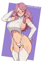 afrobull_(style) ai ai-created ai_art ai_assisted ai_generated big_ass big_breasts black_clover clover_girls_ai vanessa_enoteca