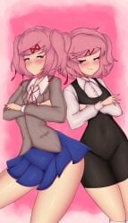 natsuki (doki doki literature club) from doki doki literature club by iang art