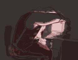 jerking male_only precum resident_evil resident_evil_9:_requiem victor_gideon