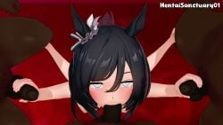 3d animal_ears animated big_breasts big_penis dark-skinned_male double_handjob eishin_flash_(umamusume) female gangbang handjob hentaisanctuary01 highres horse_girl huge_breasts koikatsu multiple_boys netorare ntr pov self_upload sound tagme umamusume umamusume_pretty_derby video